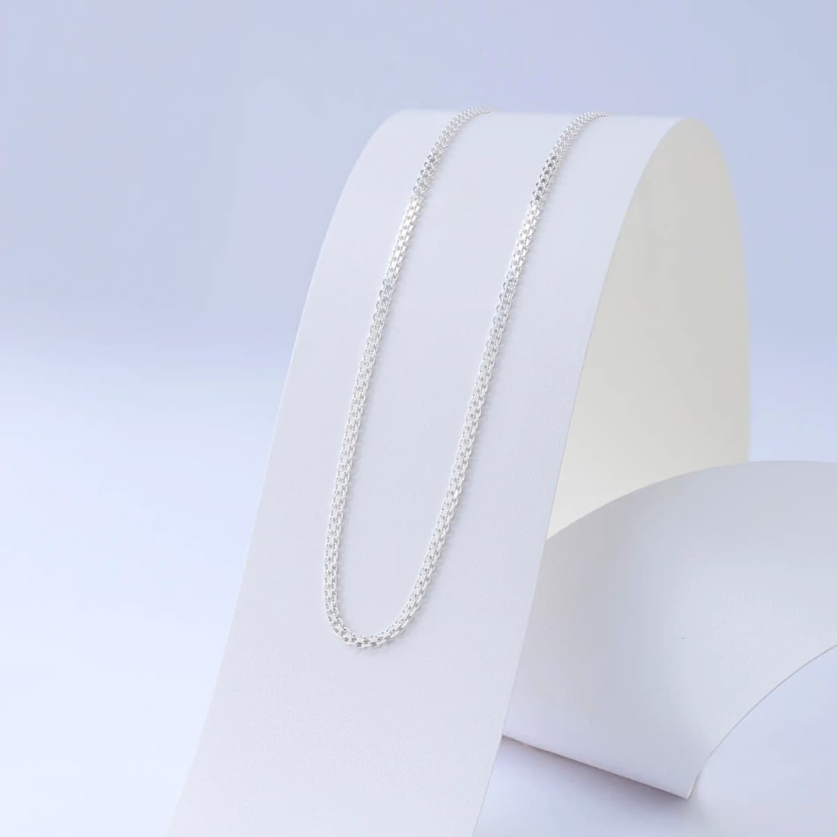 Cadena China Plata Ley 925 2 mm exhibidor