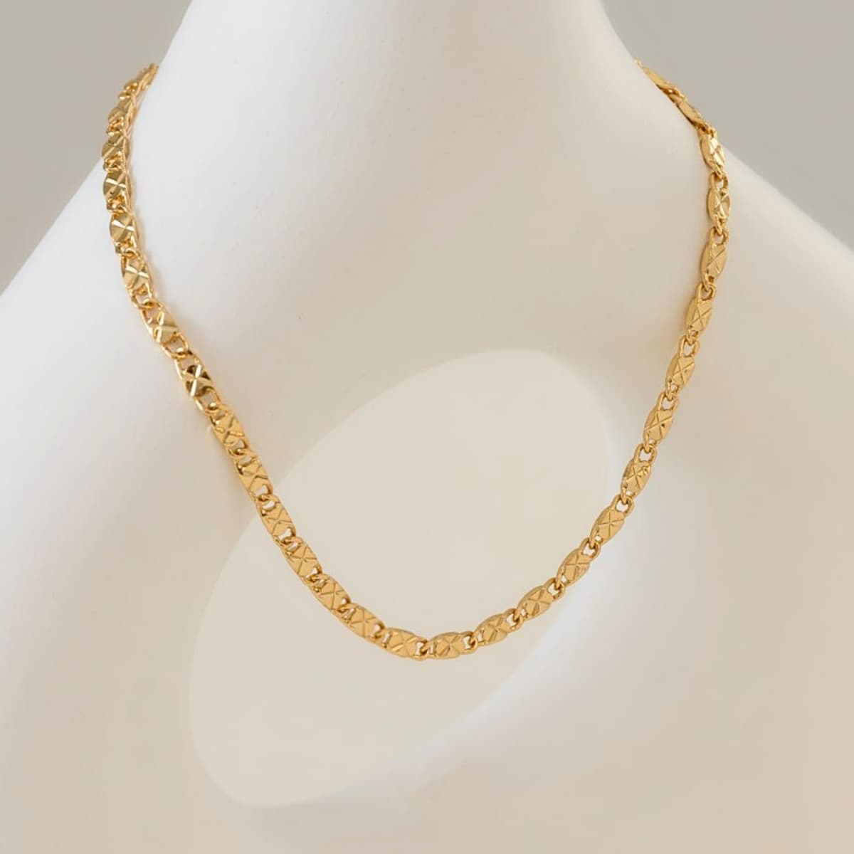 Cadena Destellos 2.5 mm 45 cm Oro Laminado 18K | OM JOYERÍA