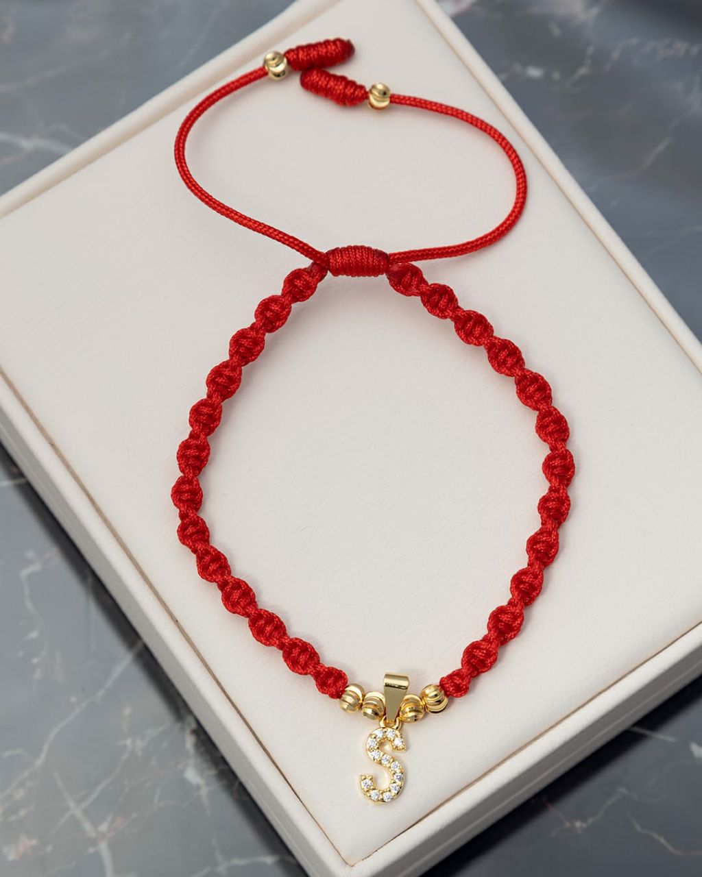 Manillas de pareja dije letra y balines italianos de 4mm de Oro Laminado 18K.