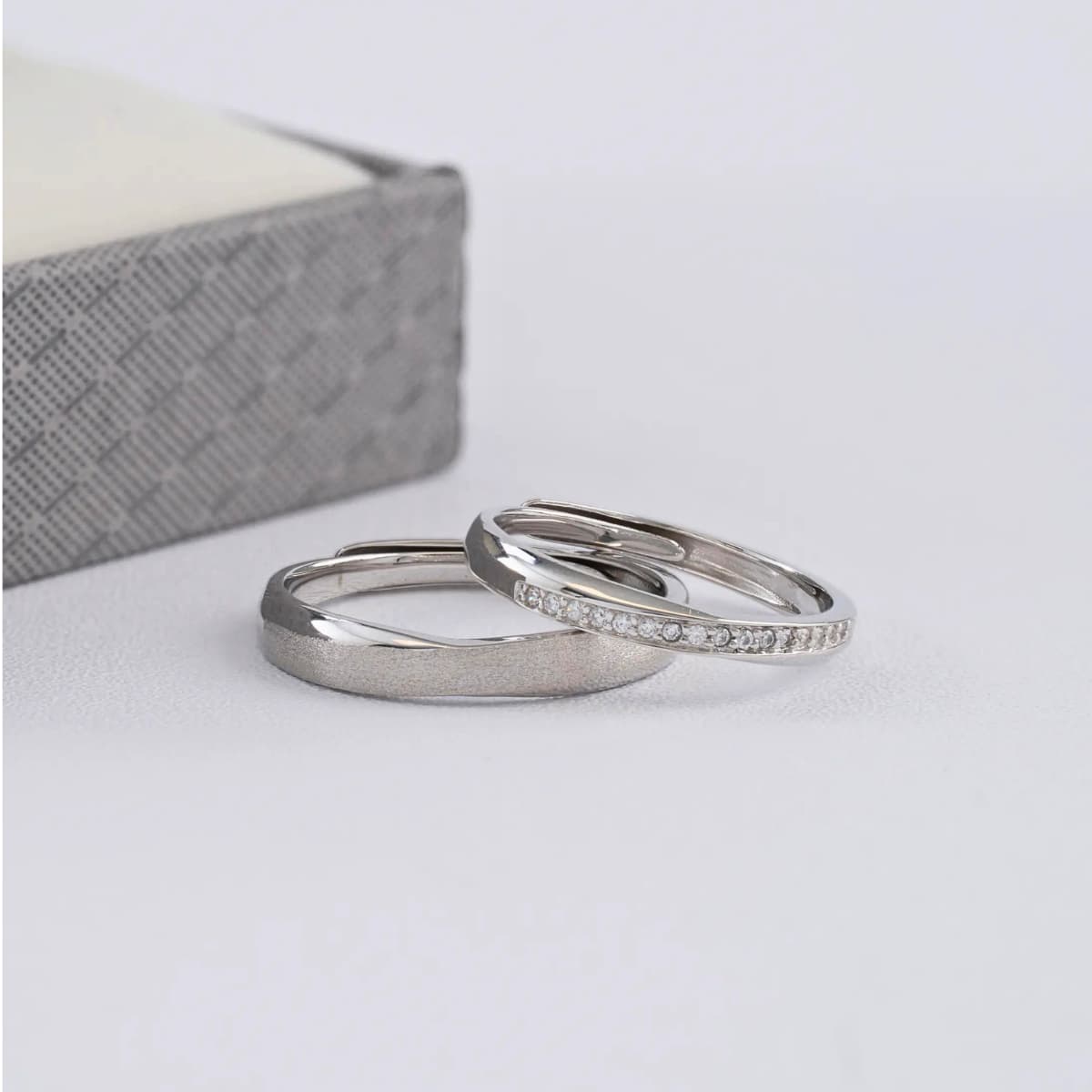 Argollas Destiny Love compromiso Plata Ley 925 pareja