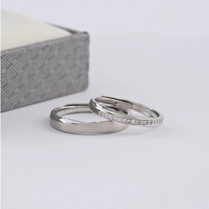 Argollas Destiny Love compromiso Plata Ley 925 pareja