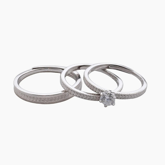 Anillos Legacy Love ajustables Plata Ley 925