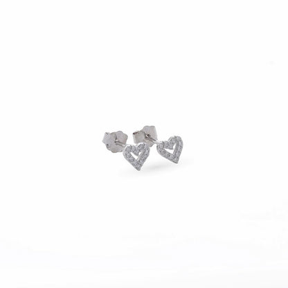 Aretes Topos Aurelle 5 mm Plata Ley 925 mujer oreja