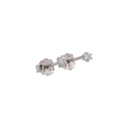 Aretes Topos Destello Fine Plata Ley 925 | OM JOYERÍA