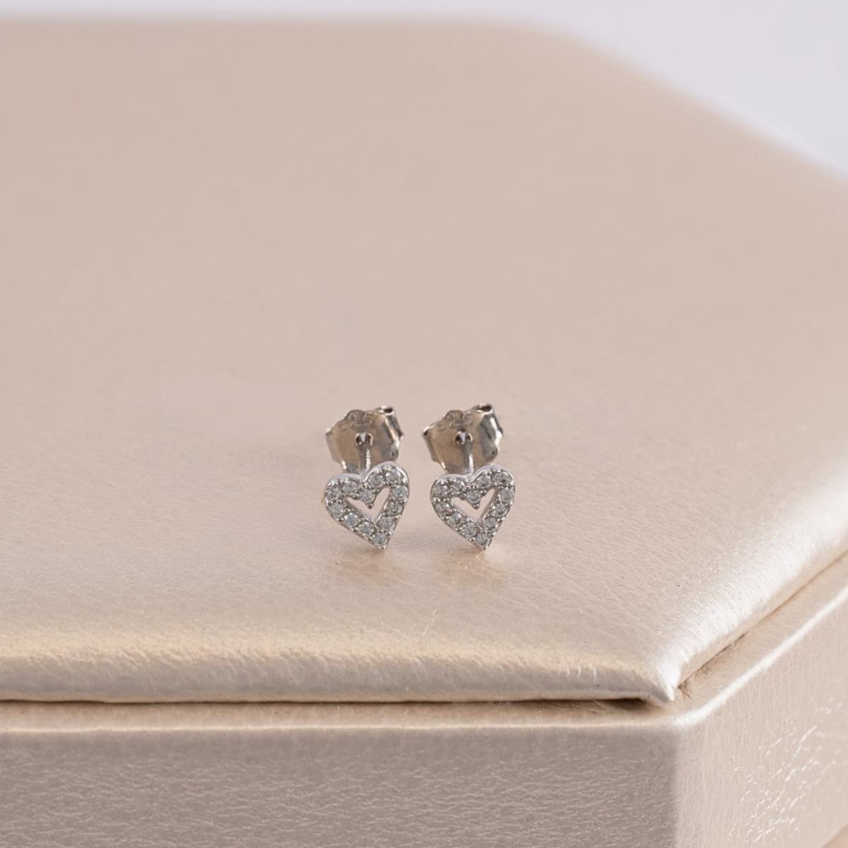 Aretes Topos Aurelle 5 mm Plata Ley 925 fondo blanco