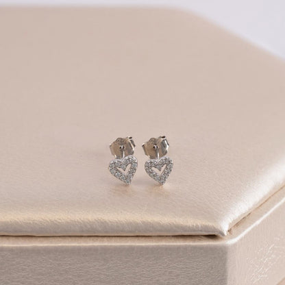 Aretes Topos Aurelle 5 mm Plata Ley 925 fondo blanco
