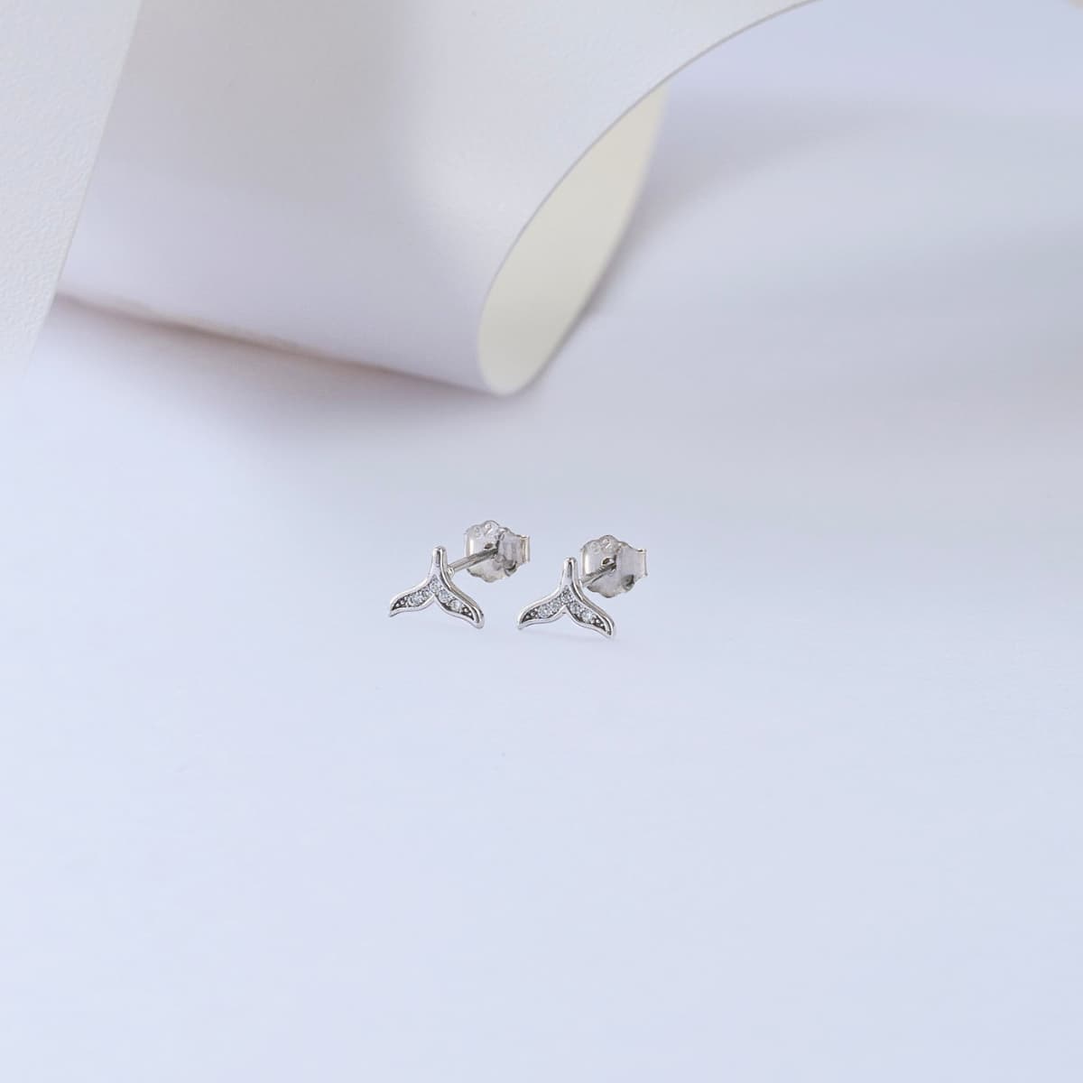 Aretes Topos Coris 6 mm Plata Ley 925 mujer oreja