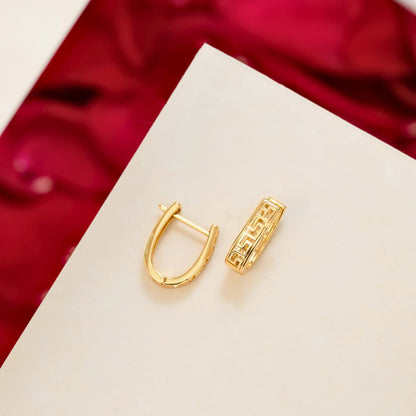 Aretes Candonga VSC – Oro Laminado 18K | OM JOYERÍA