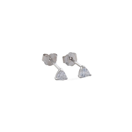 Aretes Topos Tria Luxe MT 3 mm Plata Ley 925 fondo blanco