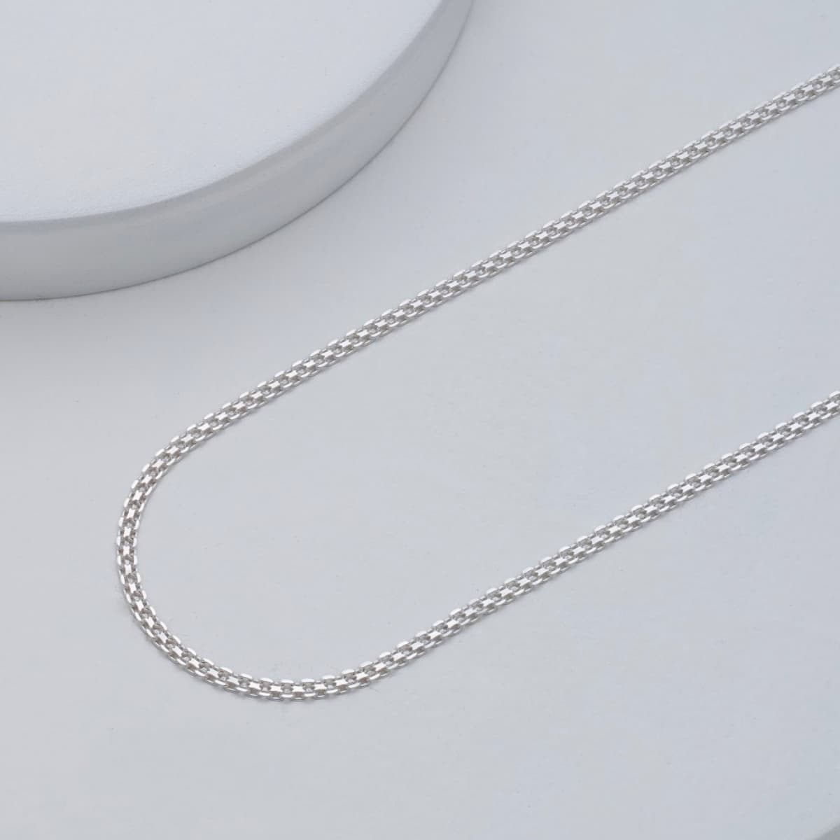 Cadena China 2 mm Plata Ley 925 detalle