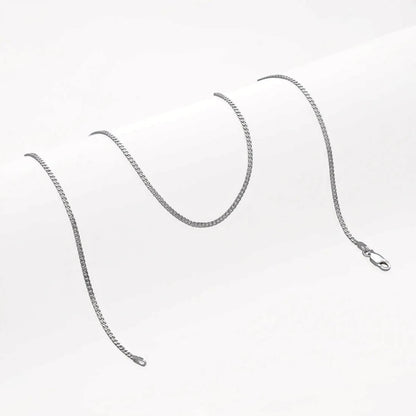 Cadena Cubana 1,9 mm 65 cm Plata Ley 925 para hombre