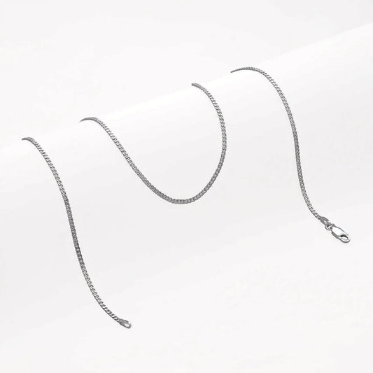 Cadena Cubana 1,9 mm 65 cm Plata Ley 925 para hombre