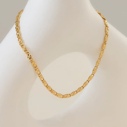 Cadena Destellos 2.5 mm 45 cm Oro Laminado 18K | OM JOYERÍA