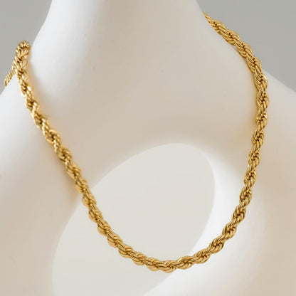 Cadena Lazo 3 mm 65 cm Oro Laminado 18K hombre