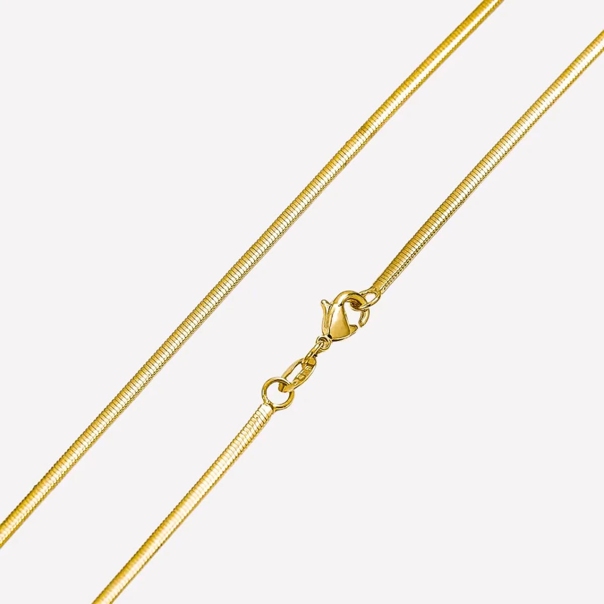 Cadena Serpiente 65 cm Oro Laminado 18K | OM JOYERÍA
