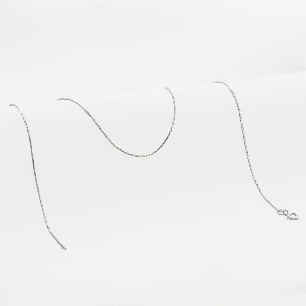 Cadena Veneciana 0,8 mm 45 cm Plata Ley 925 mujer