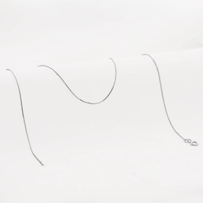 Cadena Veneciana 0,8 mm 45 cm Plata Ley 925 mujer