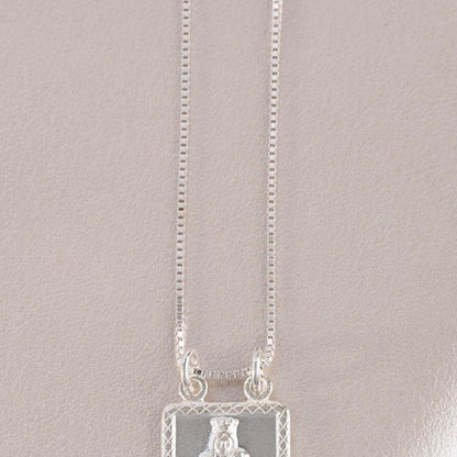 Cadena Veneciana Plata Ley 925 puesta mujer — NO INCLUYE DIJE