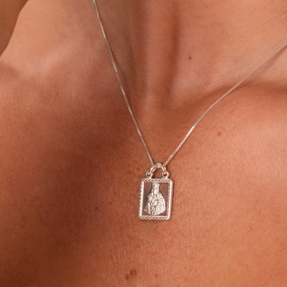 Cadena Veneciana 0,8 mm Plata Ley 925 detalle