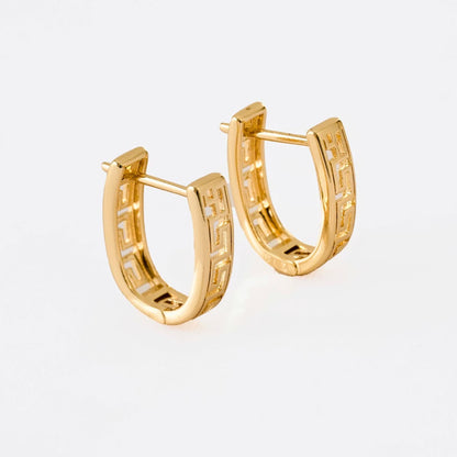 Aretes Candonga VSC – Oro Laminado 18K | OM JOYERÍA
