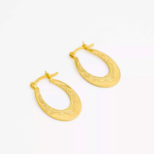 Candongas Vintage – Oro Laminado 18K | OM JOYERÍA