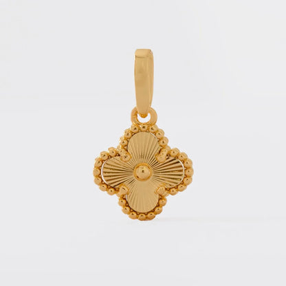 Dije Clover Sol Esfera – Oro Laminado 18K | OM JOYERÍA
