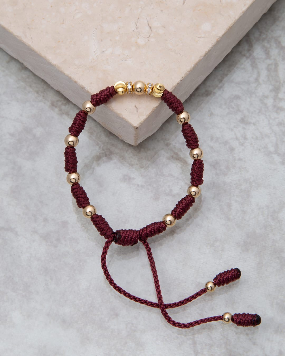 Manilla de pareja con balines liso e italianos de 4 mm y 5mm de Oro Laminado 18k