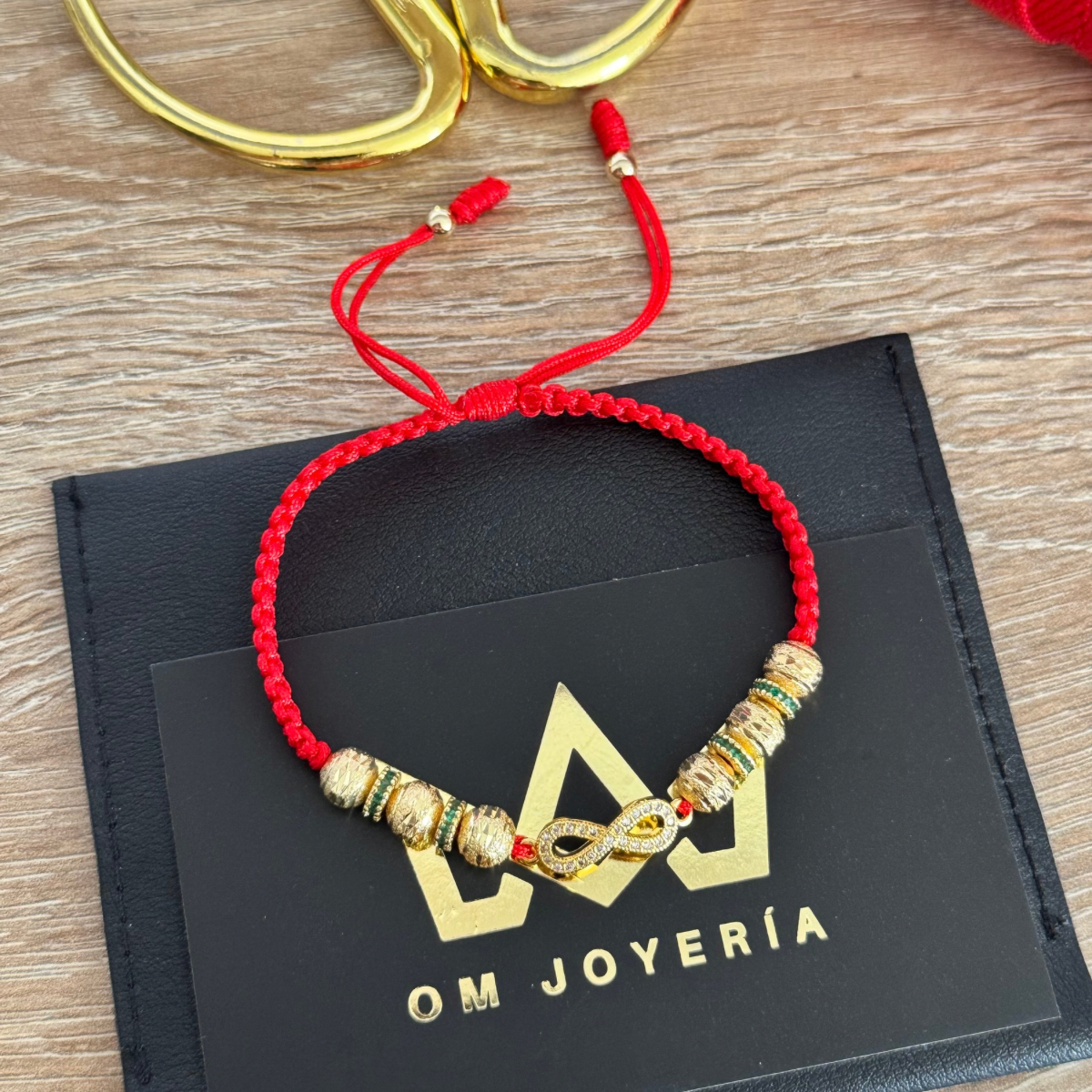 Manillas para Pareja Infinito Conexión Eterna puesta pareja oro laminado 18K