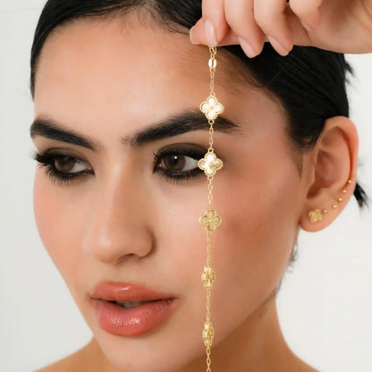 Pulsera Clover 1,2 cm – Oro Laminado 18K | OM JOYERÍA