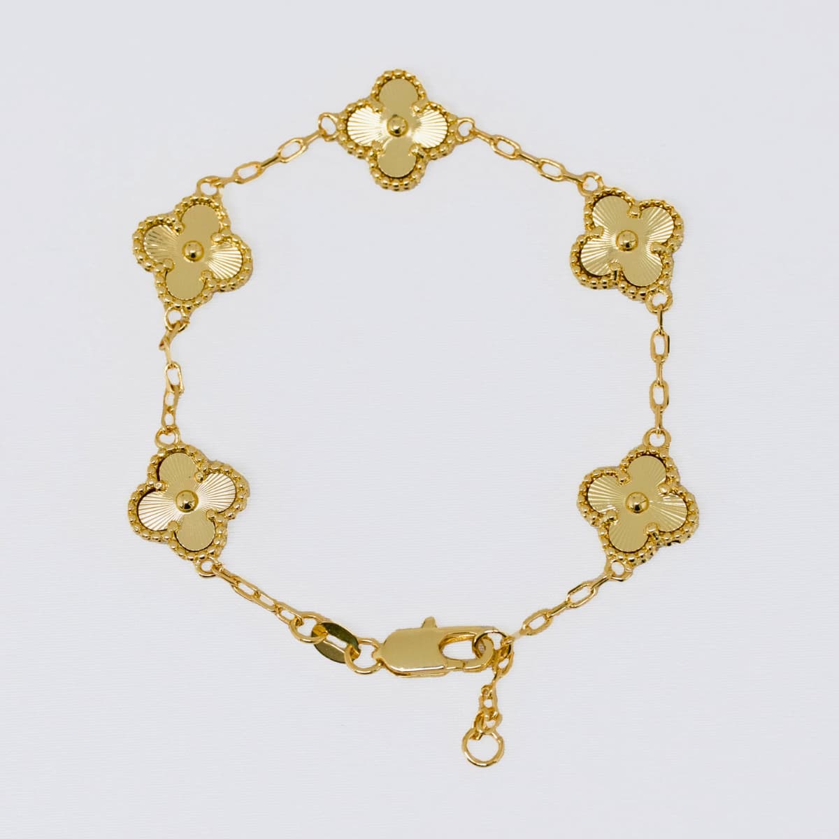Pulsera Clover 1,2 cm – Oro Laminado 18K | OM JOYERÍA