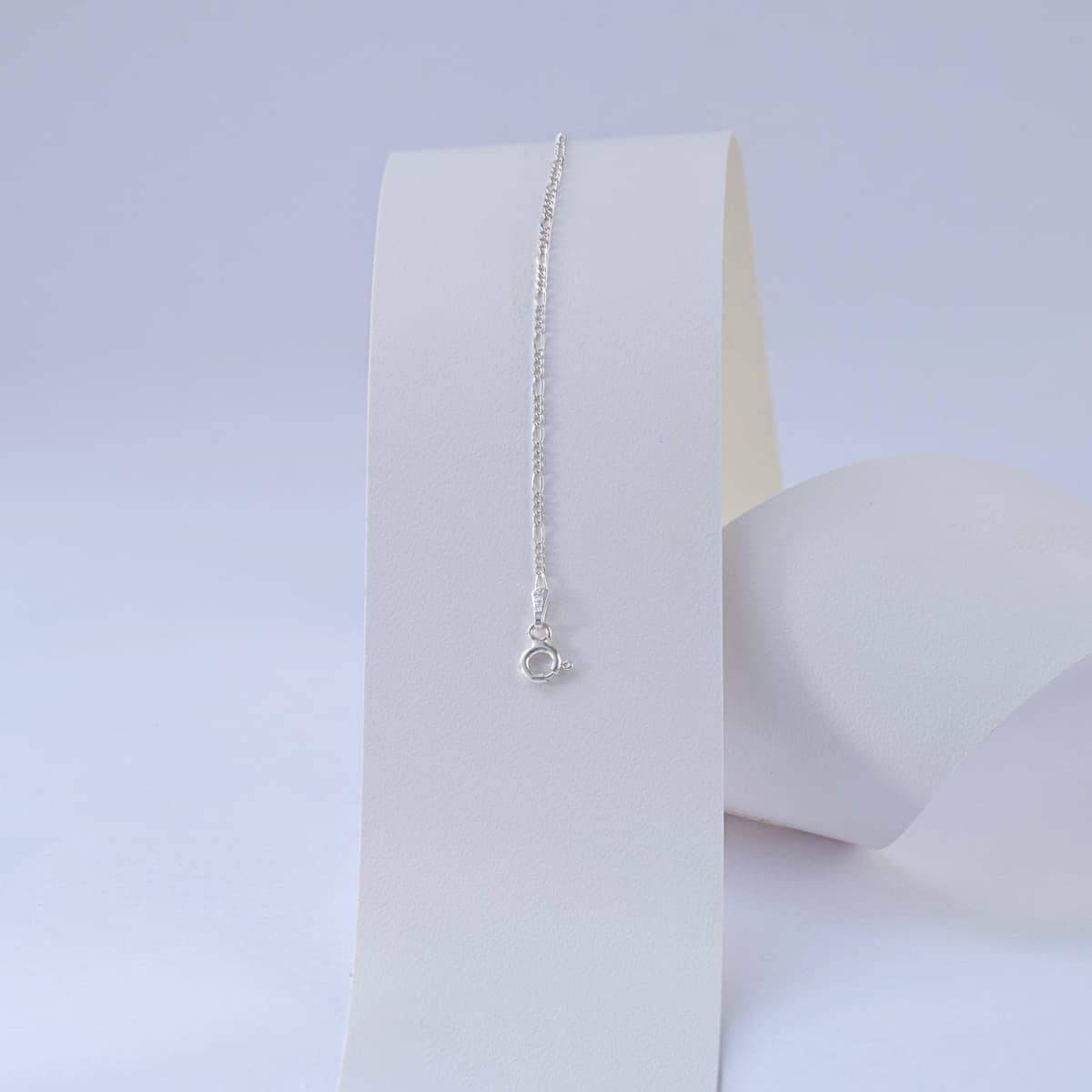 Pulsera 3x1 Figaro Plata Ley 925 exhibidor