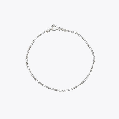 Pulsera 3x1 1,4 mm Plata Ley 925 fondo blanco
