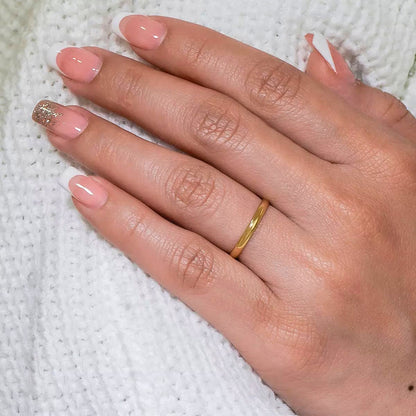 Anillo Alianza – Oro Laminado 18K | OM JOYERÍA