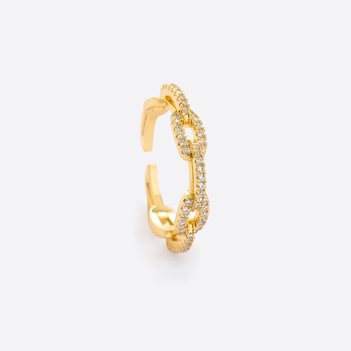 Anillo Connected Ajustable – Oro Laminado 18K | OM JOYERÍA