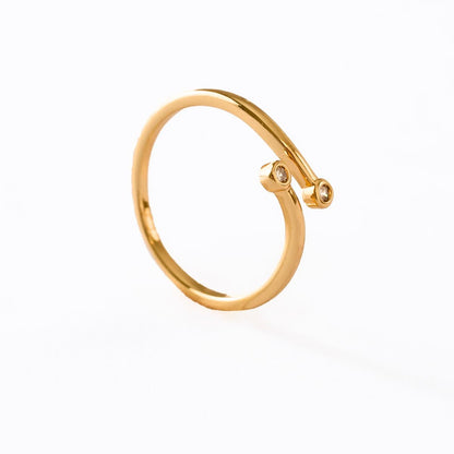 Anillo Signal Ajustable – Oro Laminado 18K | OM JOYERÍA