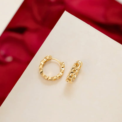 Aretes Candongas Muse – Oro Laminado 18K | OM JOYERÍA