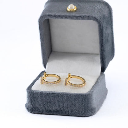 Candongas Trazo Áurea 16 mm – Oro Laminado 18K | OM JOYERÍA