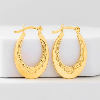 Candongas Vintage – Oro Laminado 18K | OM JOYERÍA