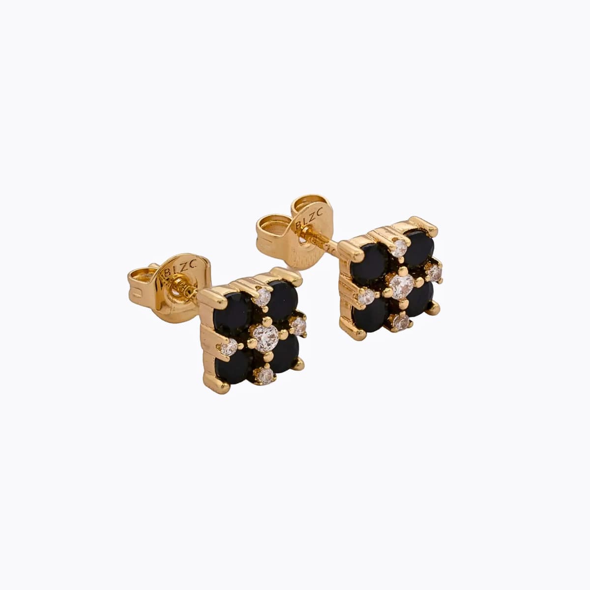 Aretes Fleur Impériale – Oro Laminado 18K | OM JOYERÍA