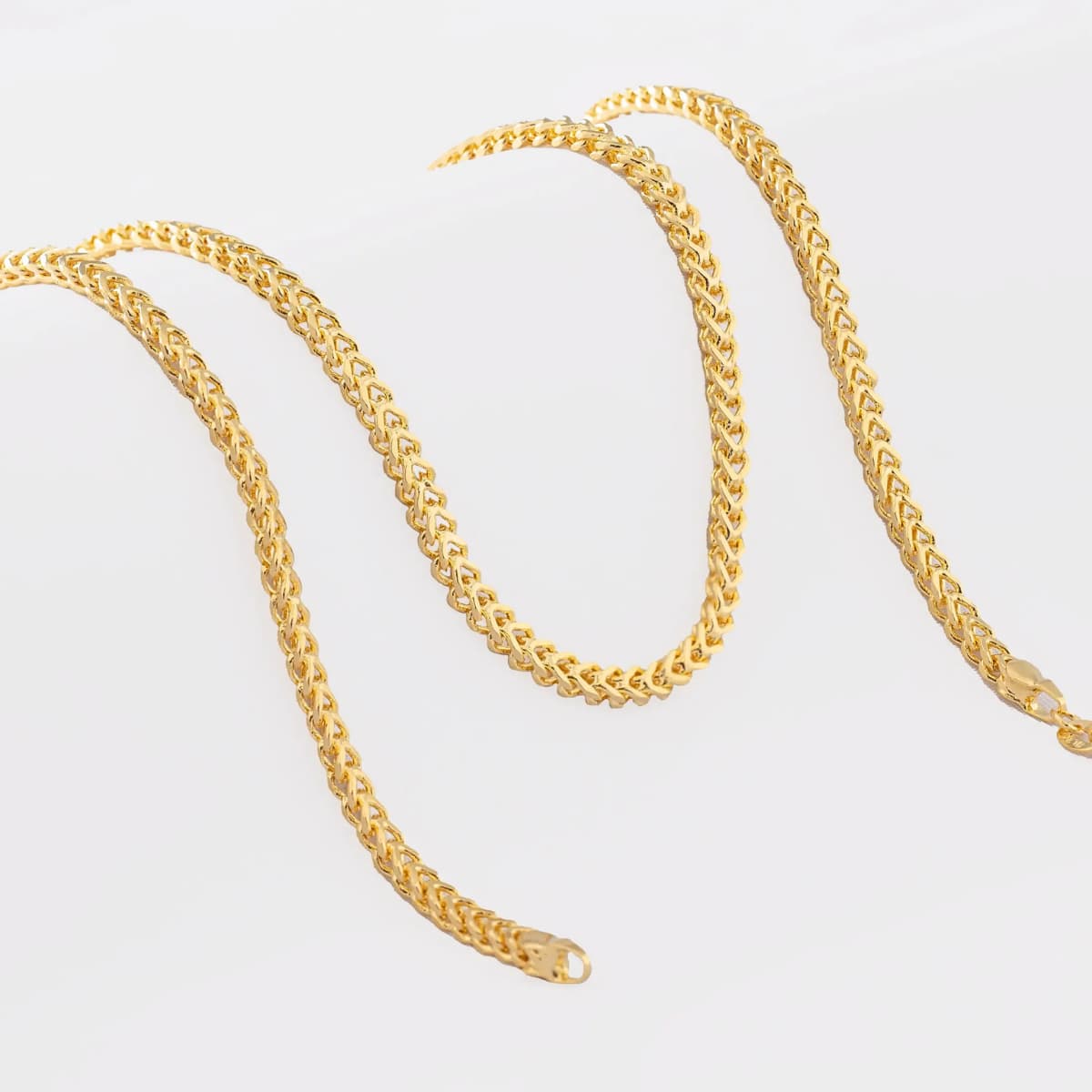 Cadena Franco 65 cm Oro Laminado 18K modelo
