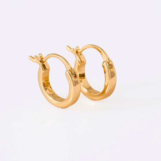 Aretes Candongas Classic – Oro Laminado 18K | OM JOYERÍA