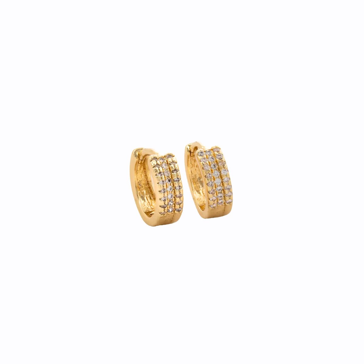 Candongas Shine 14 mm – Oro Laminado 18K | OM JOYERÍA