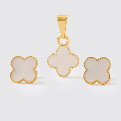 Conjunto Clover – Oro Laminado 18K | OM JOYERÍA