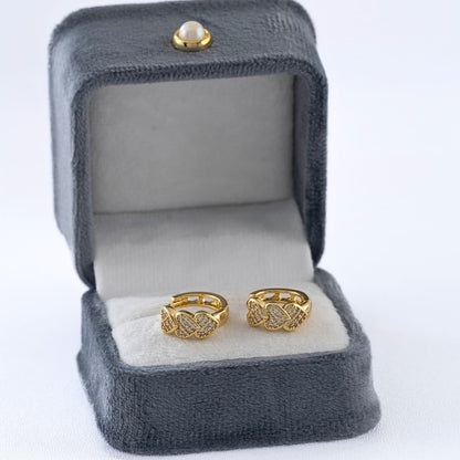 Candongas Heart Circones 15 mm – Oro Laminado 18K | OM JOYERÍA