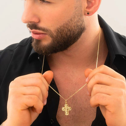 Dije El Viajero Unisex Oro Laminado 18K | OM JOYERÍA