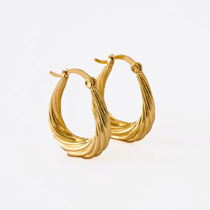 Candongas Hills – Oro Laminado 18K | OM Joyería