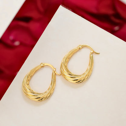 Candongas Hills – Oro Laminado 18K | OM Joyería