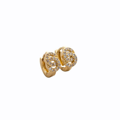 Candongas Link GC 12 mm – Oro Laminado 18K | OM JOYERÍA