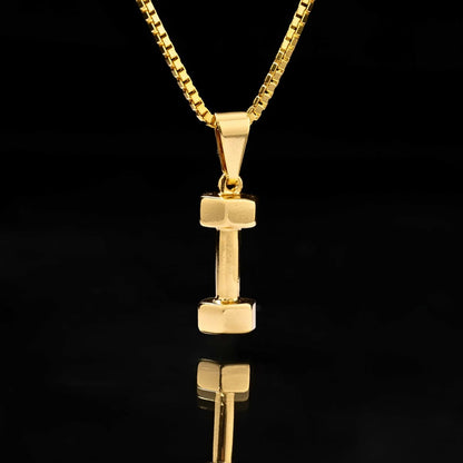 Dije Mancuerna 1.8 cm Hombre Oro Laminado 18K | OM JOYERÍA